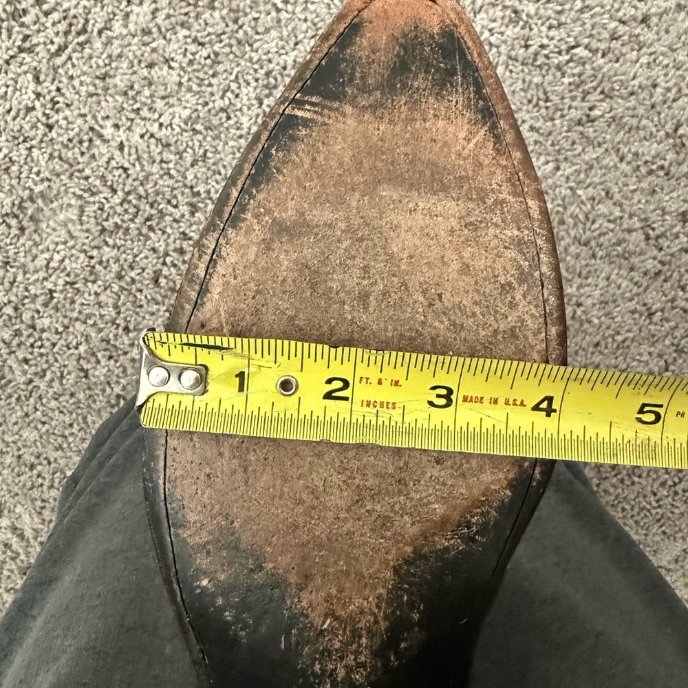 Lucchese Caiman Crocodile exotic leather skin boots. 10 D - Picture 16 of 16